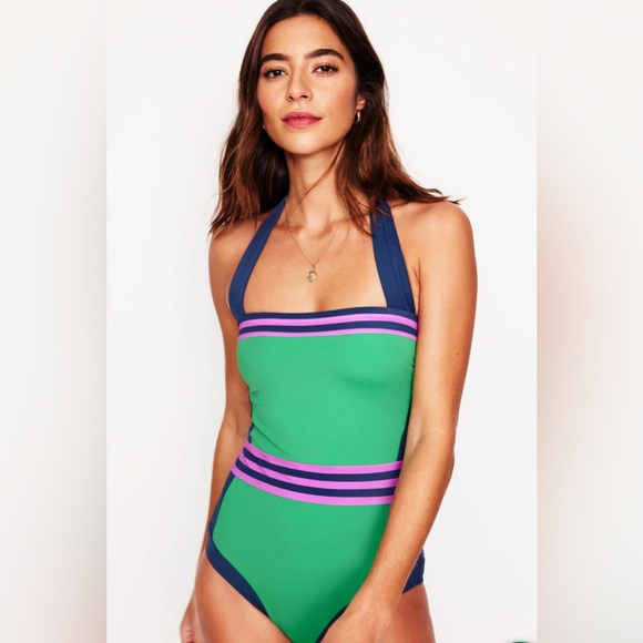 Boden Santorini Halterneck Swimsuit - Picture 5 of 6